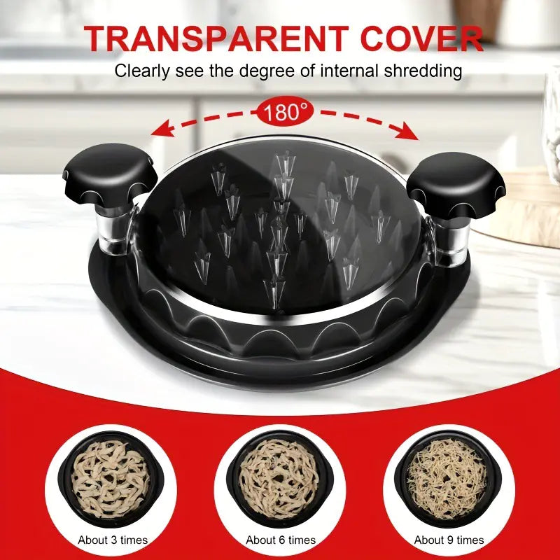 Chicken Shredder Machine with Transparent Lid