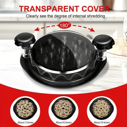 Chicken Shredder Machine with Transparent Lid