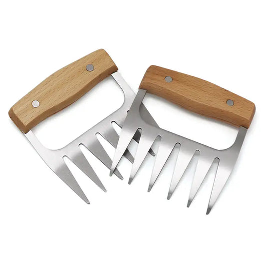 Barbecue Meat Shredder Fork with Handle Kitchen Gadget