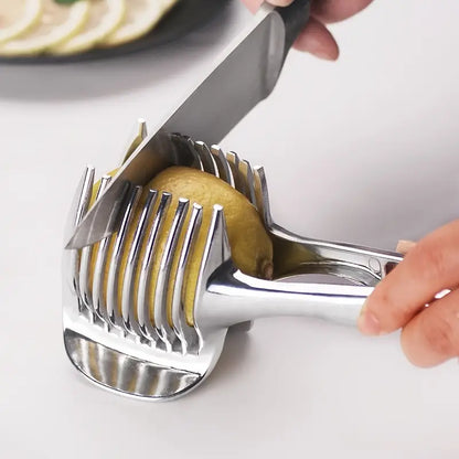 Tomato Lemon Slicer and Onion Shredder with Handle
