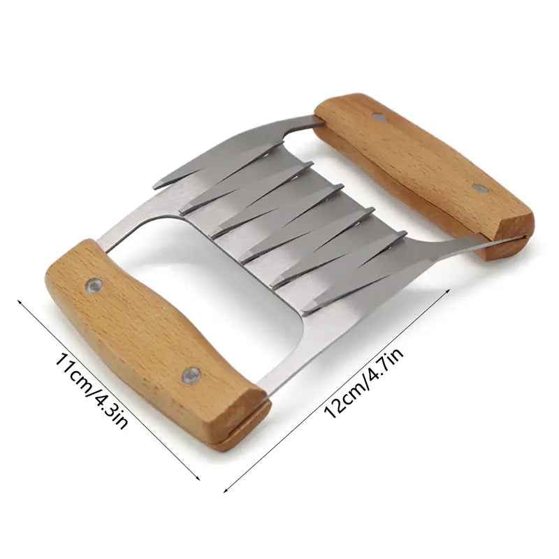 Barbecue Meat Shredder Fork with Handle Kitchen Gadget