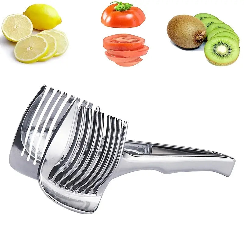 Tomato Lemon Slicer and Onion Shredder with Handle