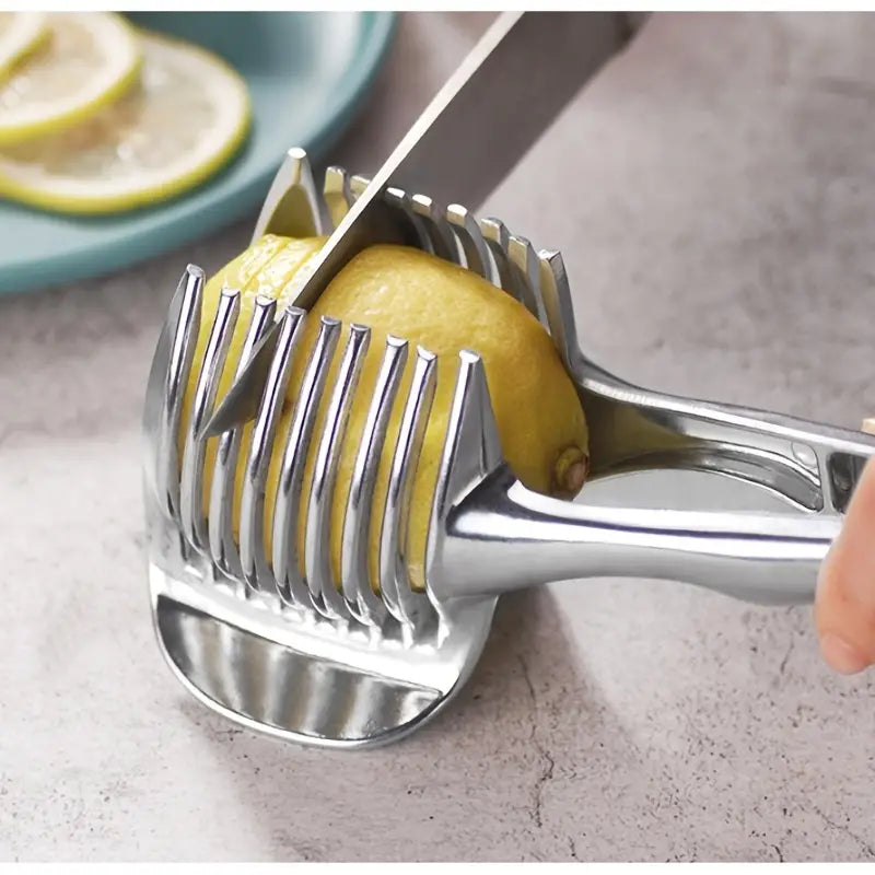 Tomato Lemon Slicer and Onion Shredder with Handle